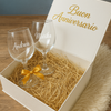 Box regalo con 2 calici incisi